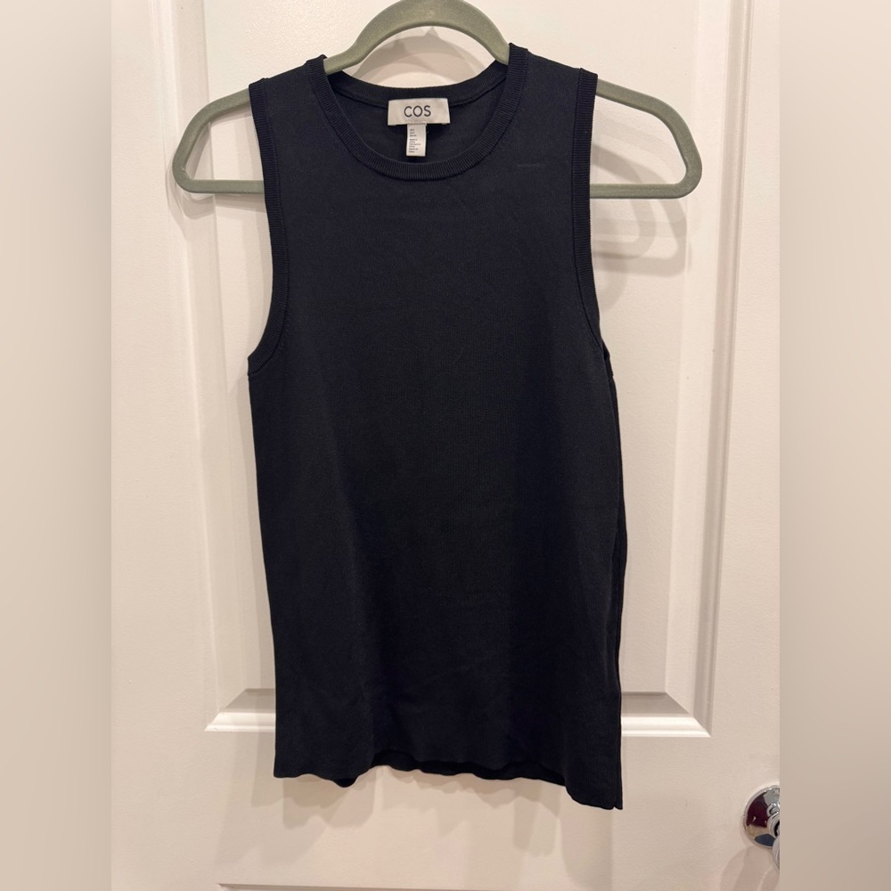 COS Elegant Black Tank Top